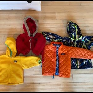 Boys Patagonia fleece/jackets bundle!